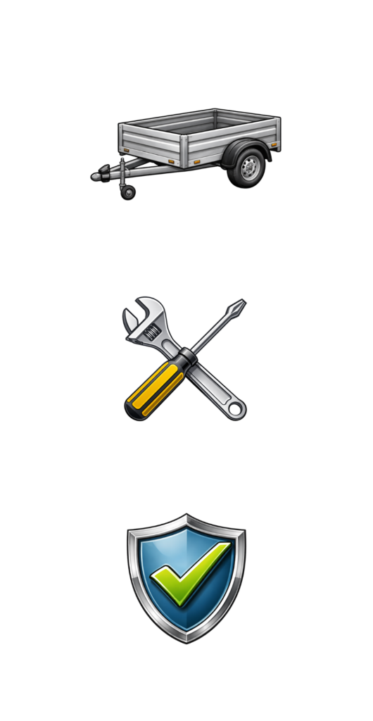 Bloque 3 accesorios para enganches Remolques de Celis