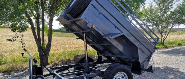 Remolque 1 eje basculante