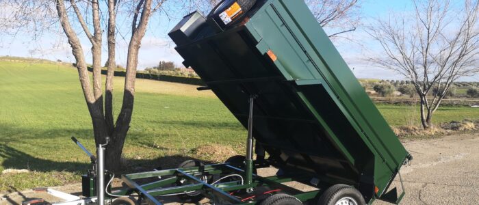 remolque 2 ejes basculante